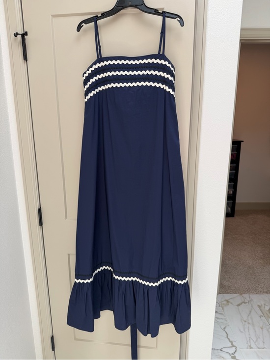 Vineyard Vines Dresses & Skirts - Vineyard Vines Navy Maxi Dress with White Trim
